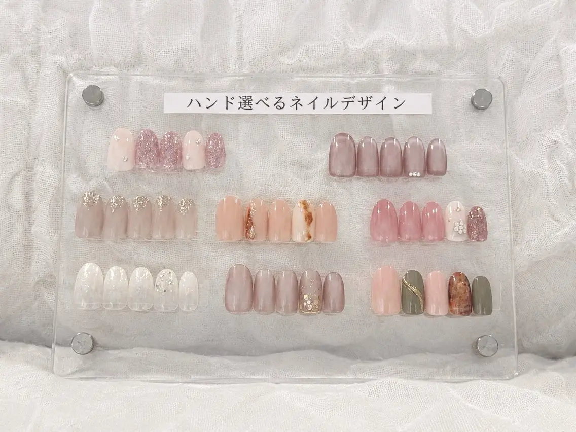 【オフ無し🈚️】ハンドジェルネイル💅🏻選べるネイルデザイン💐の写真
