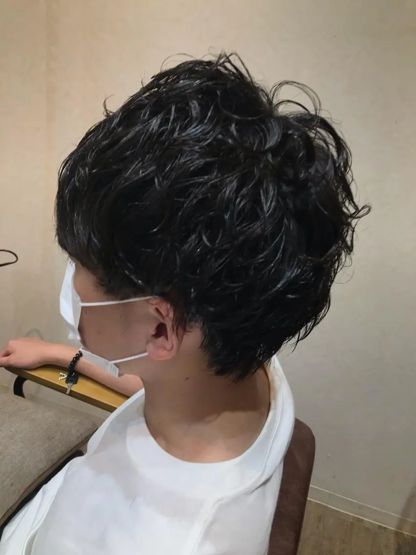 【メンズ人気Ｎｏ.1クーポン💥】メンズカット＋似合わせパーマ＋ケアトリートメントの写真