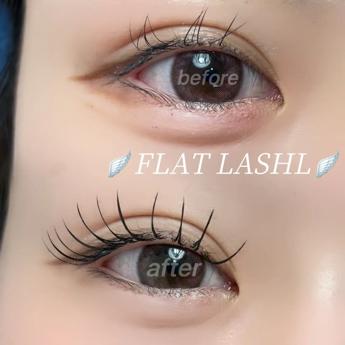 マツエク・マツパ 束感まつ毛 マツエク まつ毛とワックス脱毛 🌼Zeneye'sのマツエク・マツパデザイン