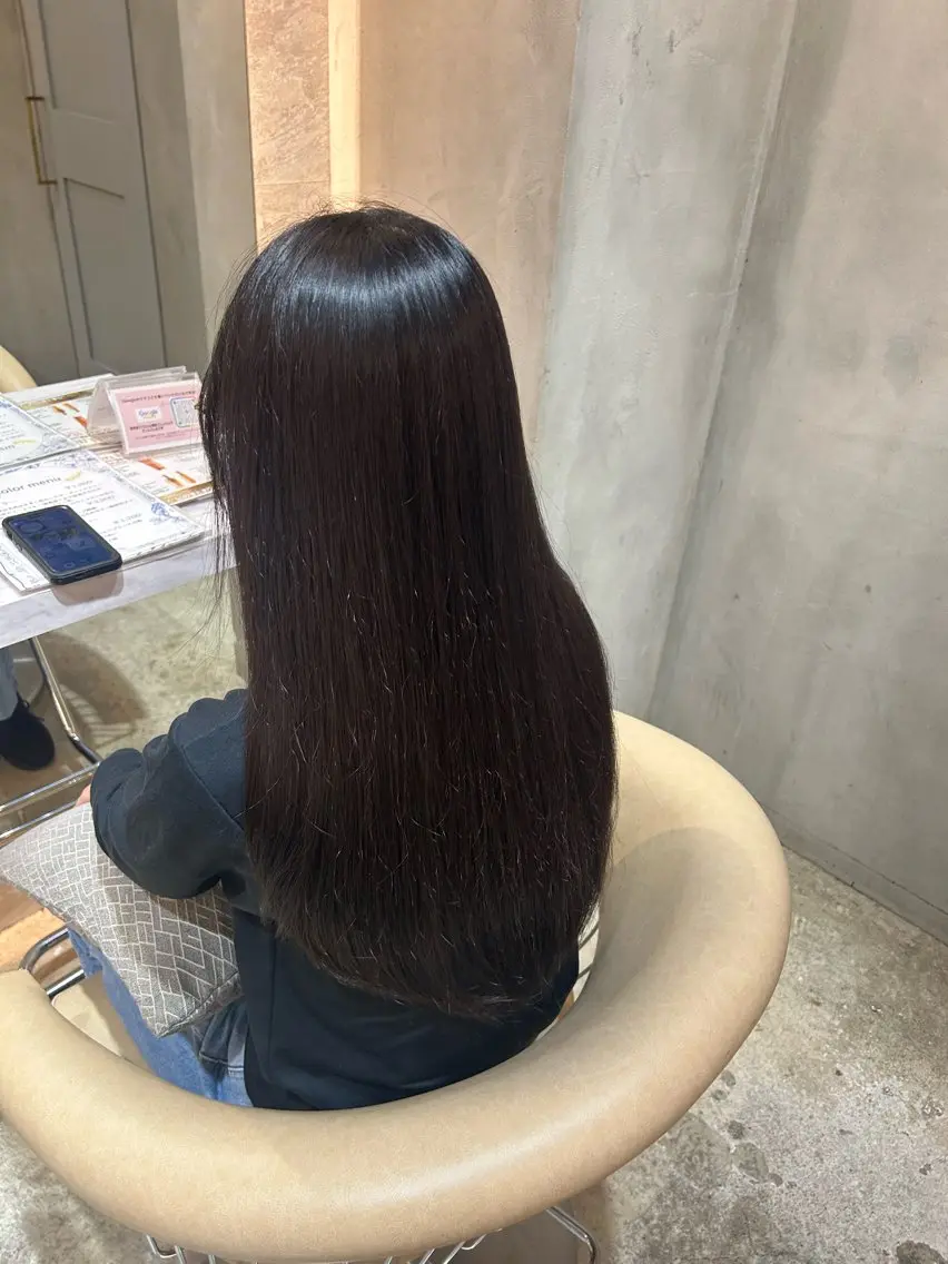 カラー ヘアカラー トリートメント 🎀透明感艶髪🫧／ HARUSE🪄❄️のヘアスタイル