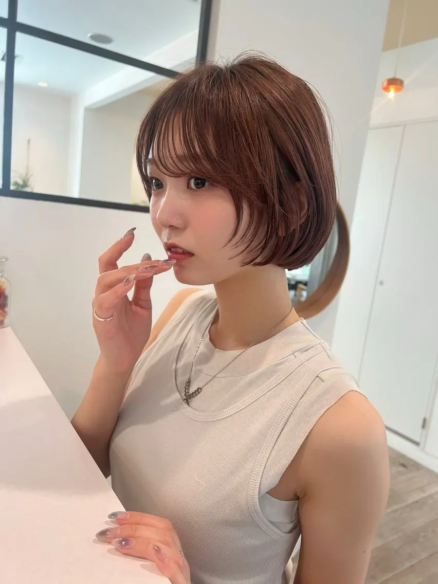 カット➕美髪縮毛矯正※顔出し🆗動画撮影🆗10センチ以上カット🆗SNS投稿🆗女性限定！男性🆖の写真