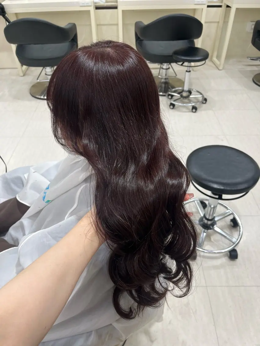 カラー ヘアカラー トリートメント ベージュ・ラベンダー カラー🎀りりのヘアスタイル