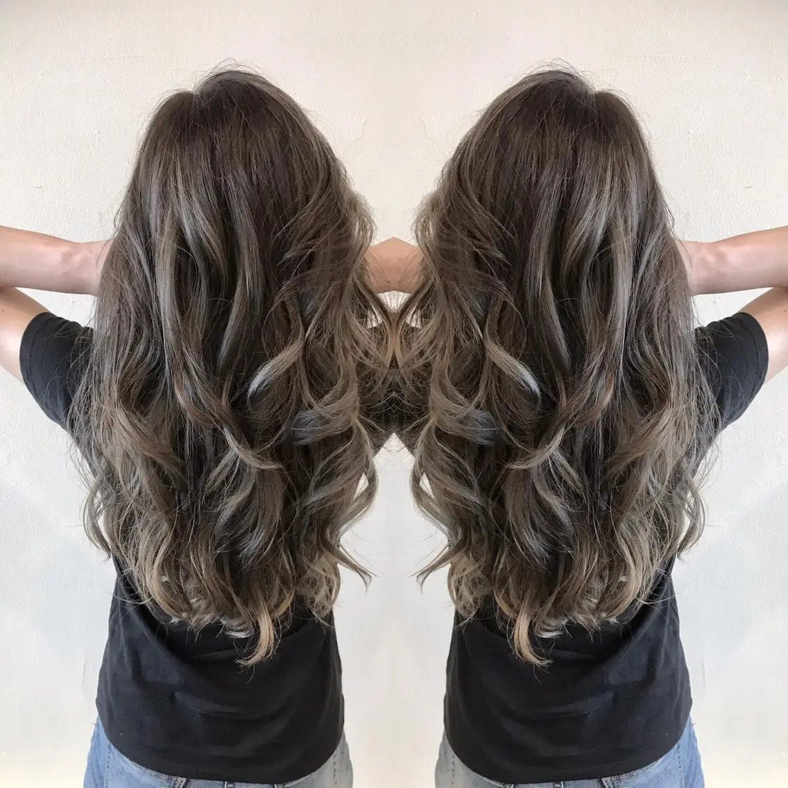 ロング 外国人風カラー レイヤーカット VERDA KENのヘアスタイル