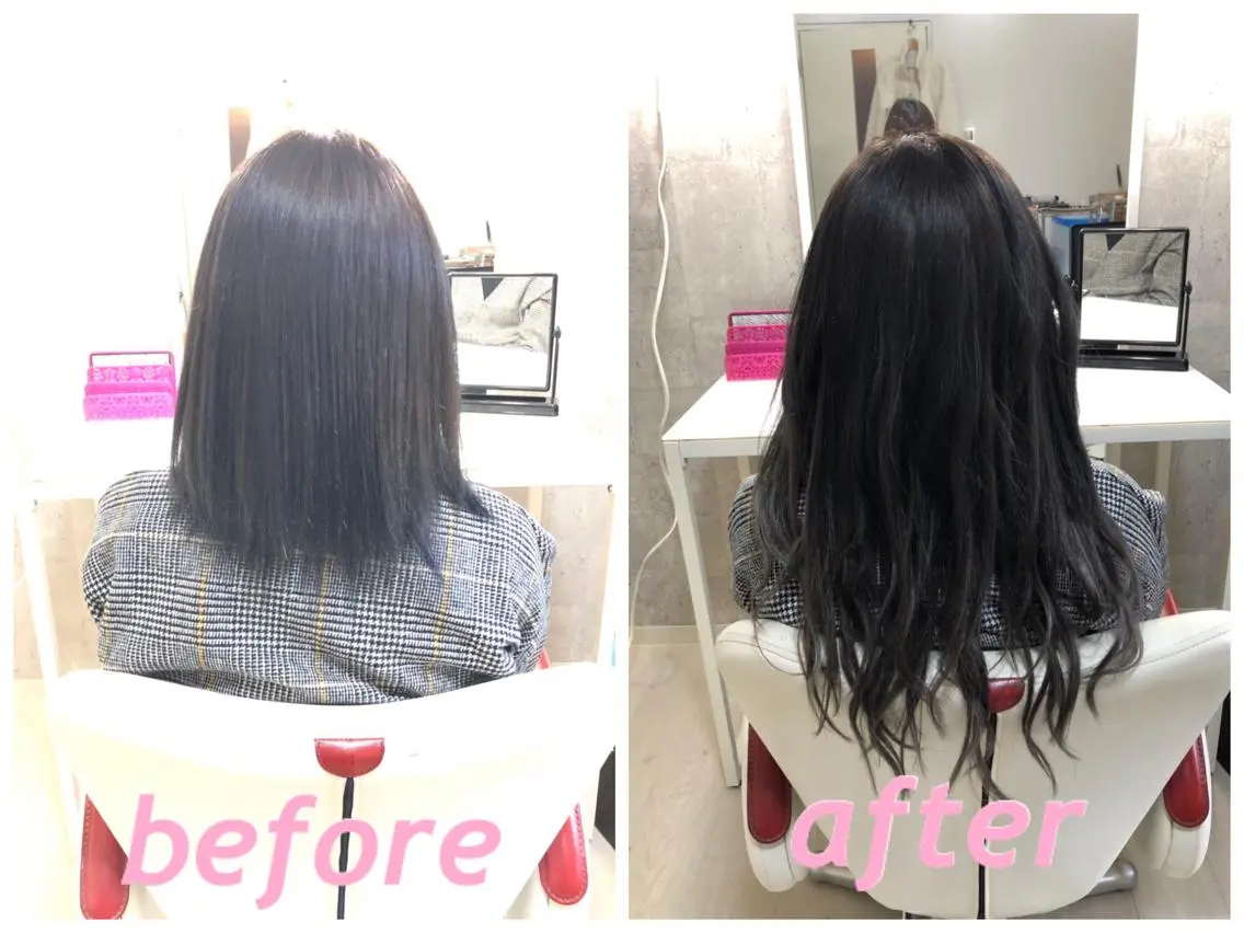 ロング エクステ 🌸ドレスアップ 心斎橋店🌸のヘアスタイル