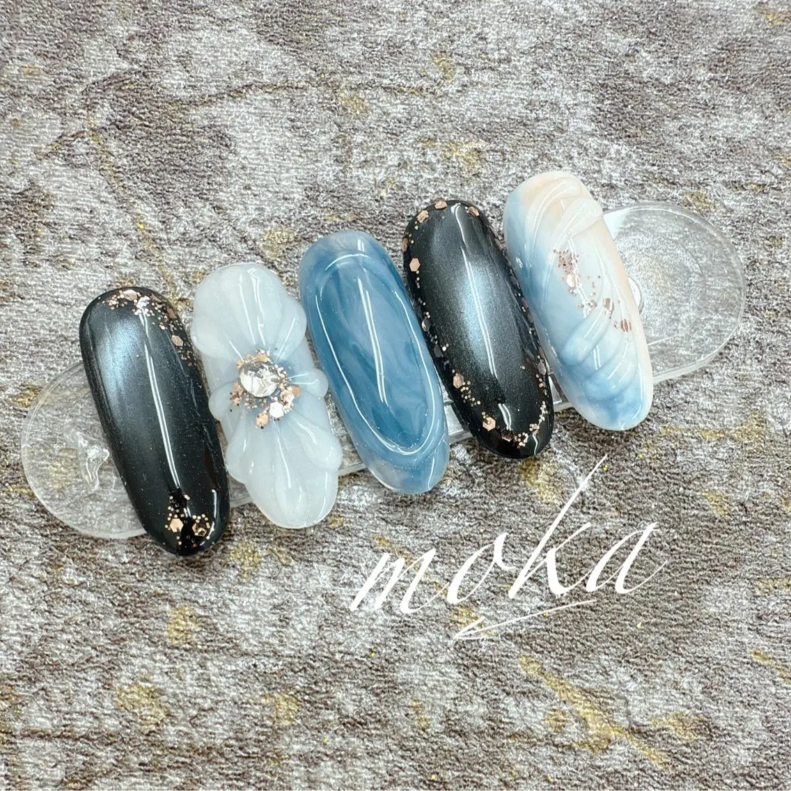 ネイル ハンドネイル ハンドケア 胡蝶蘭レディースサロ ンNailMOKAのネイルデザイン