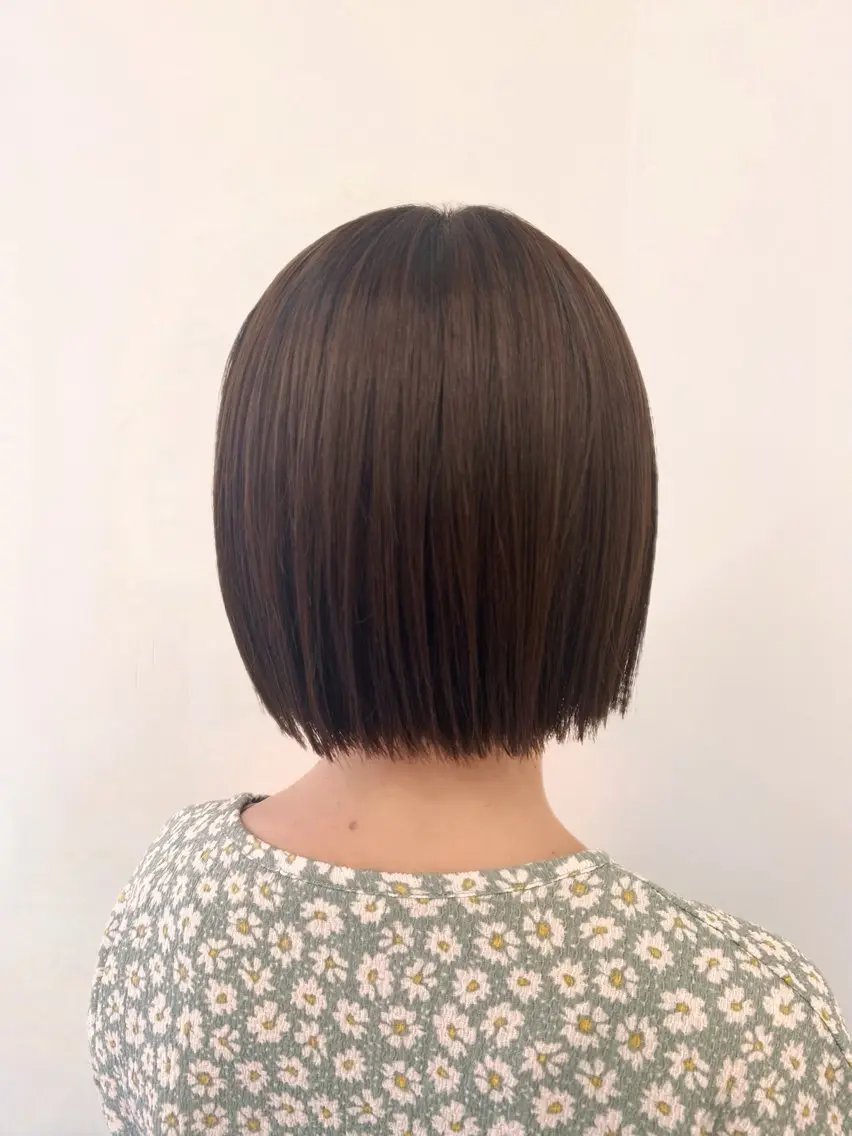 ショート 切りっぱなしボブ ボブ カット ルネ北千住店 Rinoのヘアスタイル