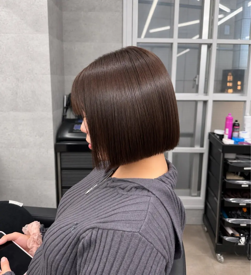 セミロング くせ毛 トリートメント 縮毛矯正 トリートメント 🌈縮毛矯正特化 No.1 SORAのヘアスタイル