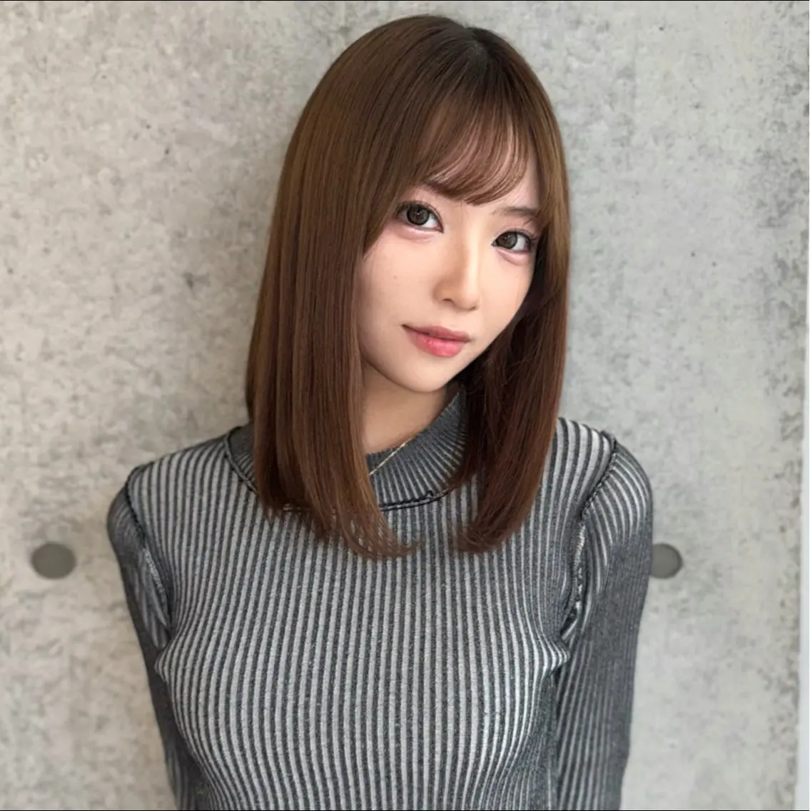 セミロング トリートメント karina🌿レイ ヤーカット/髪質改善のヘアスタイル
