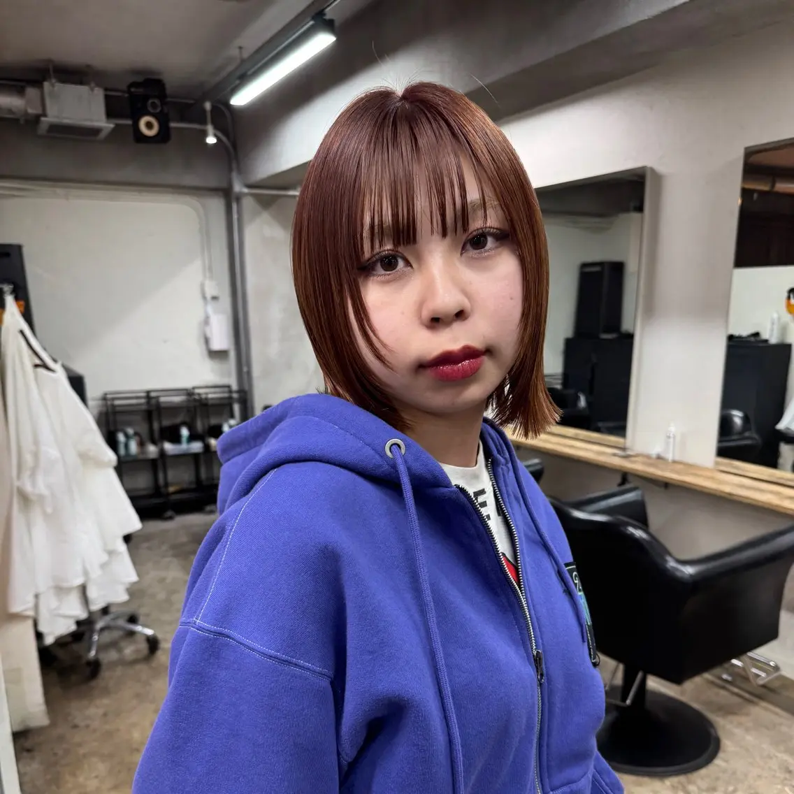 ミディアム カラー ブラウンカラー オレンジ オレンジブラウン カット ヘアカラー トリートメント 高松大輝/メンズ /レイヤーカットのヘアスタイル