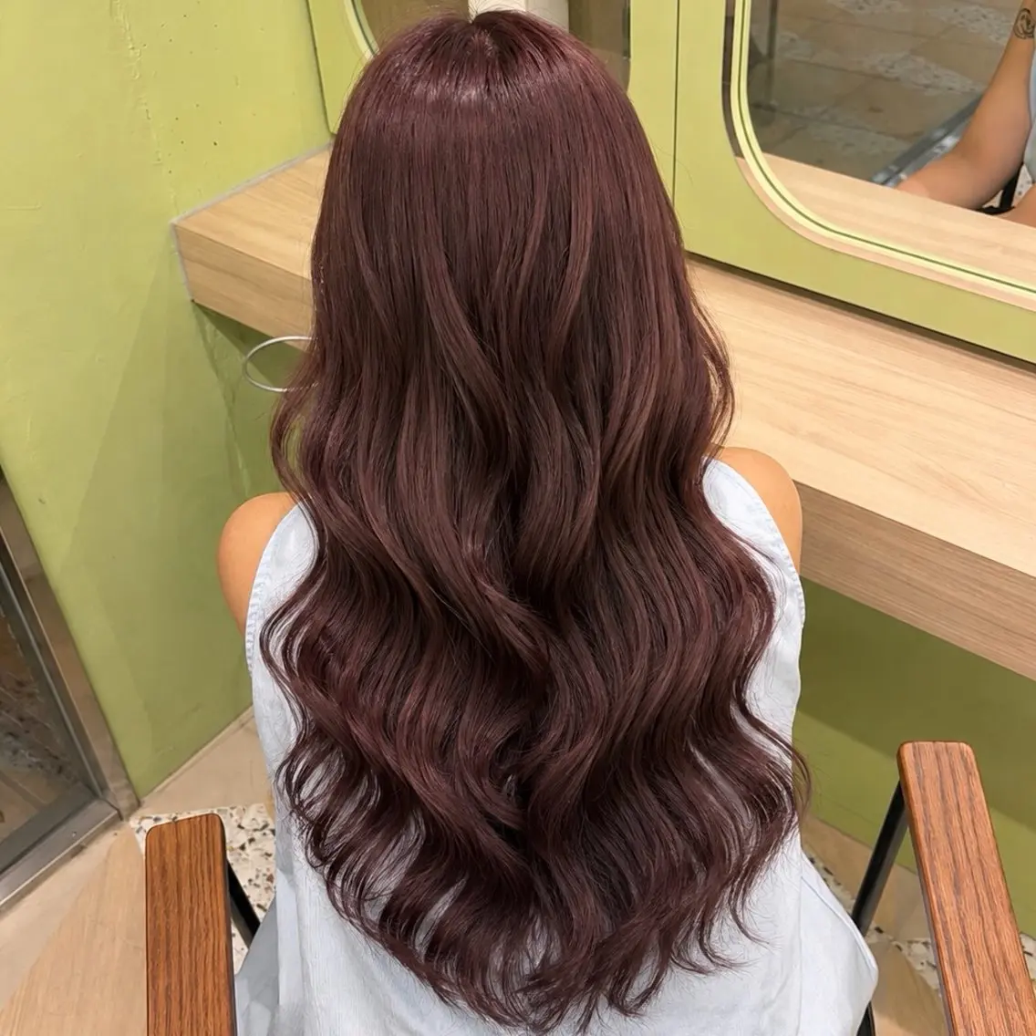 カラー ヘアカラー yuka♡/暖色系/ ブリーチなしWカラーのヘアスタイル