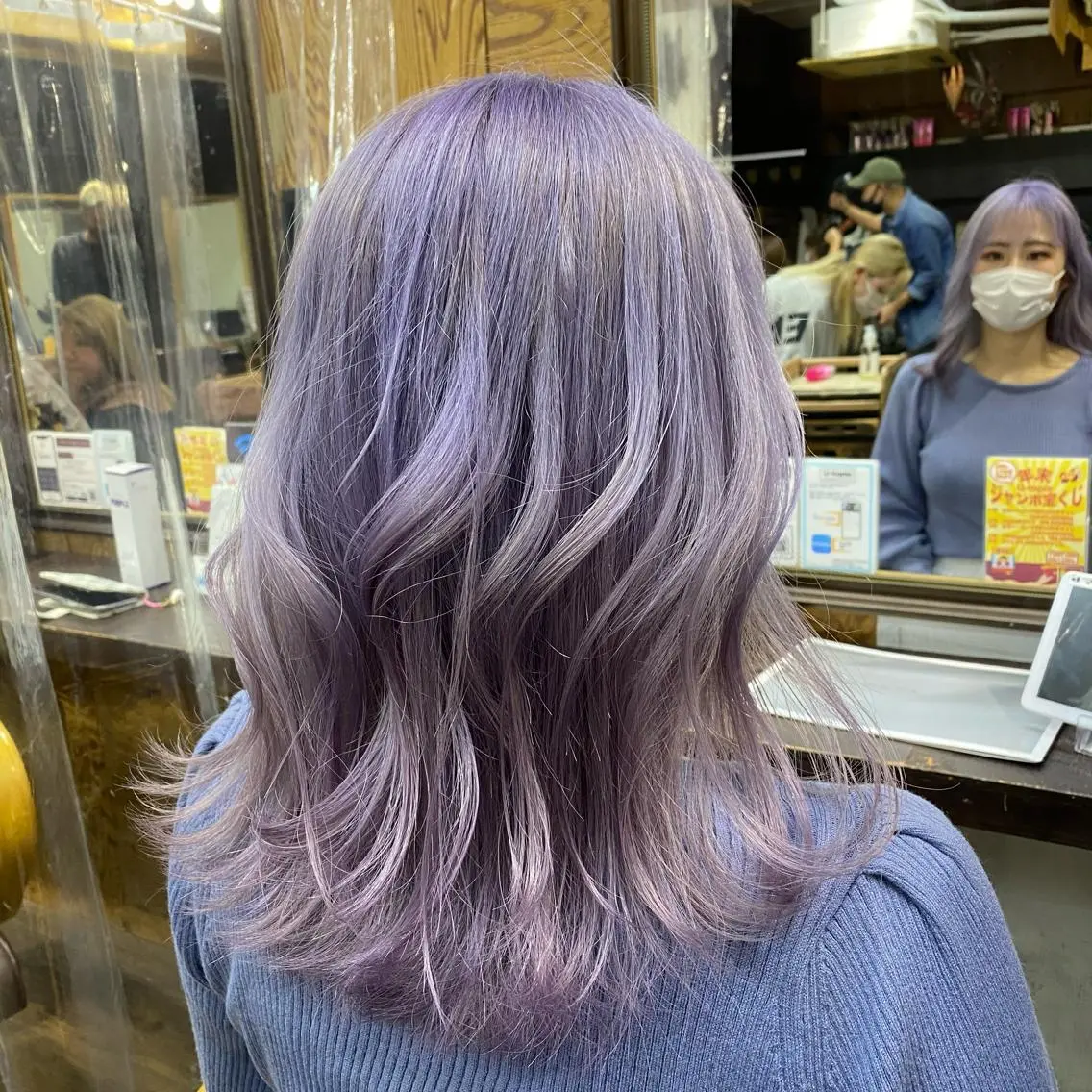 ミディアム 🎀艶ブリーチカラー 🎀Fan.🎀秋山のヘアスタイル