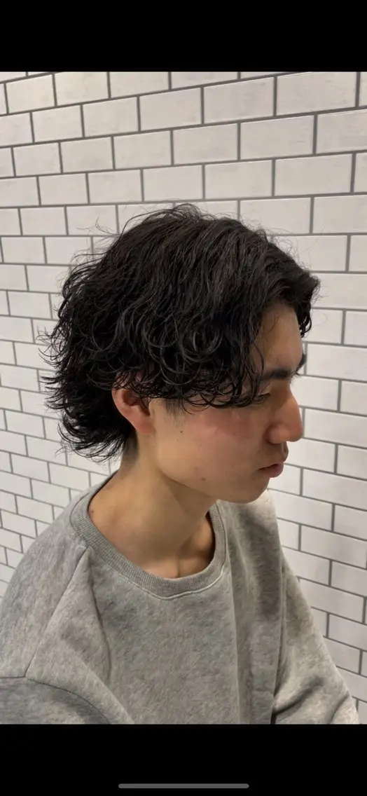 メンズ カット パーマ 目崎 丞のヘアスタイル