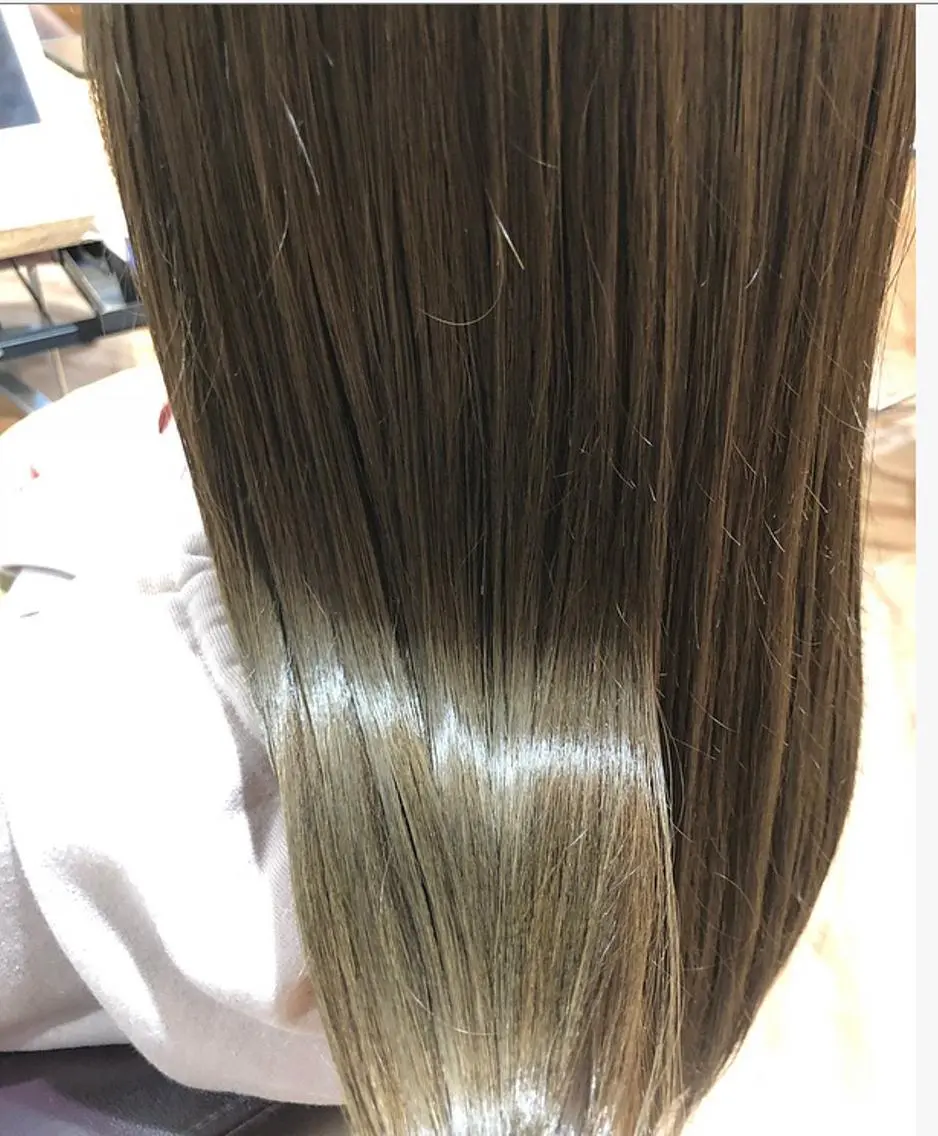 ✨カット+髪質改善inカラー+ミルボン3TR 【髪質改善】の写真