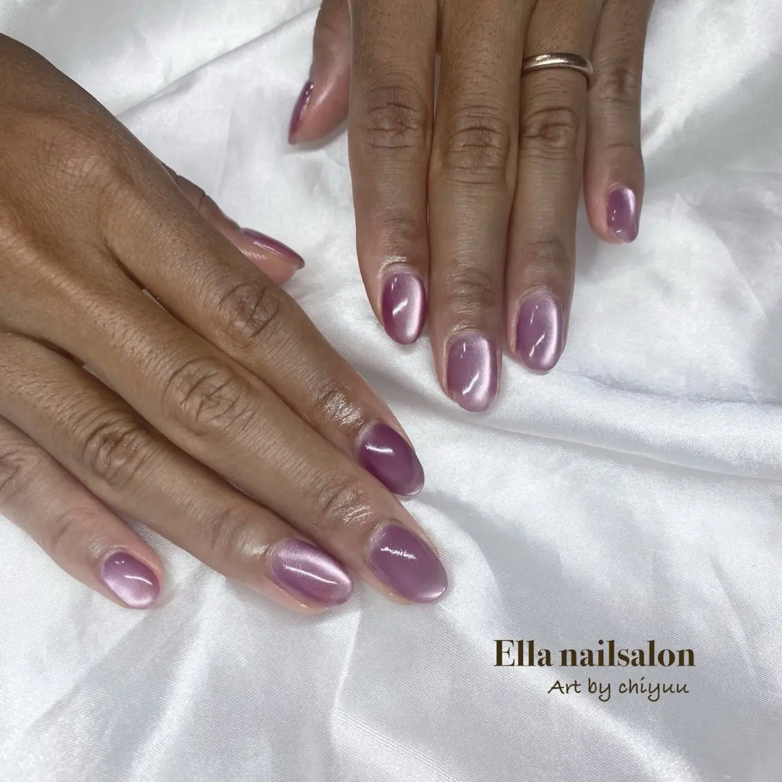 ネイル マグネットネイル ハンドネイル フットネイル Ella nail ちゆうのネイルデザイン