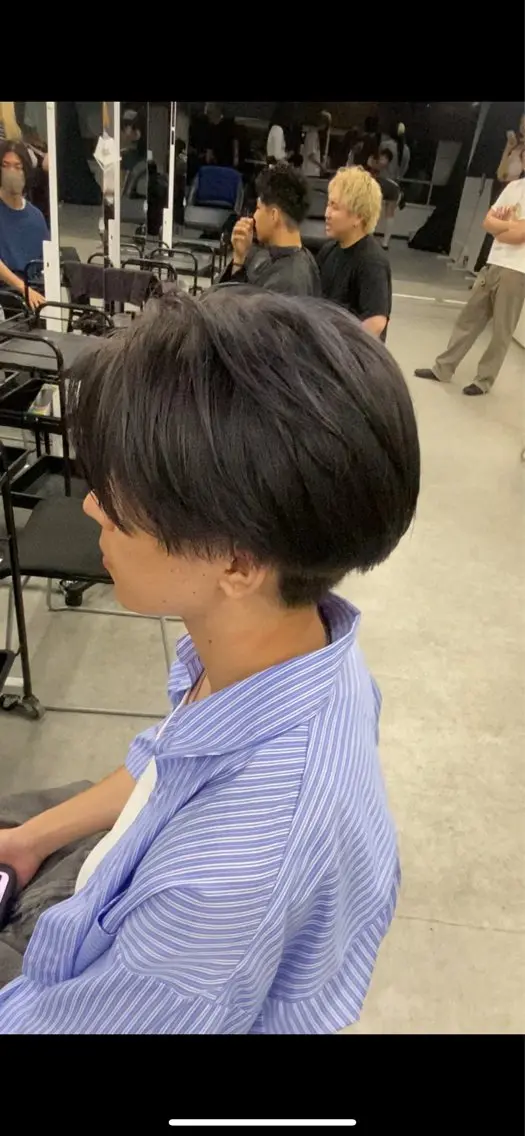 ショート カラー パーマ ハイライトカラー メッシュ ハイライト ショートヘア 縮毛矯正 福井祥太／海外風 /プードルパーマのヘアスタイル