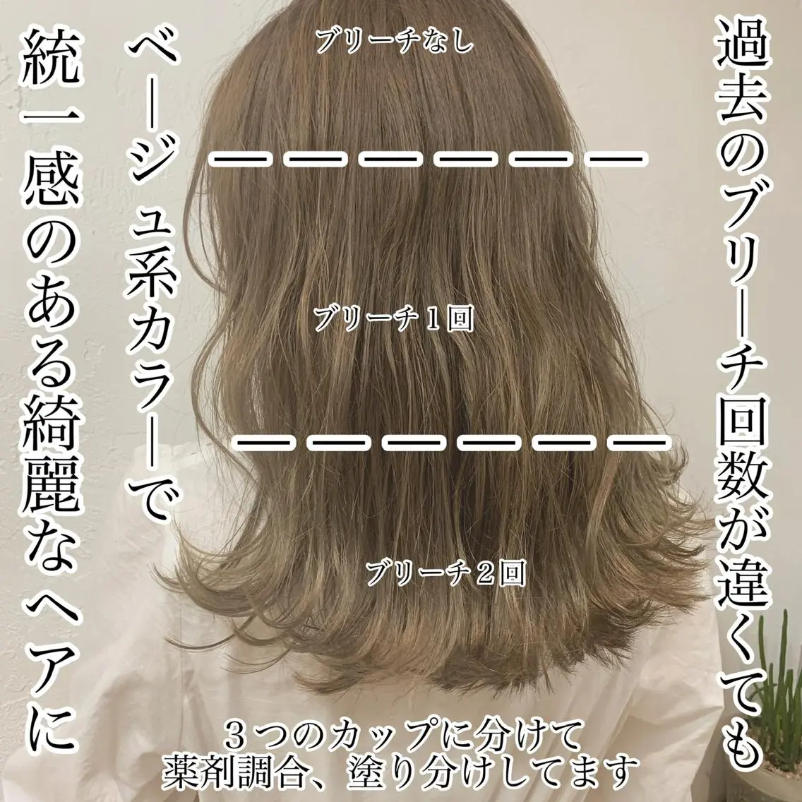 ロング カラー マツエク・マツパ ハイトーンボブ 前田 表参道　グレージュのヘアスタイル