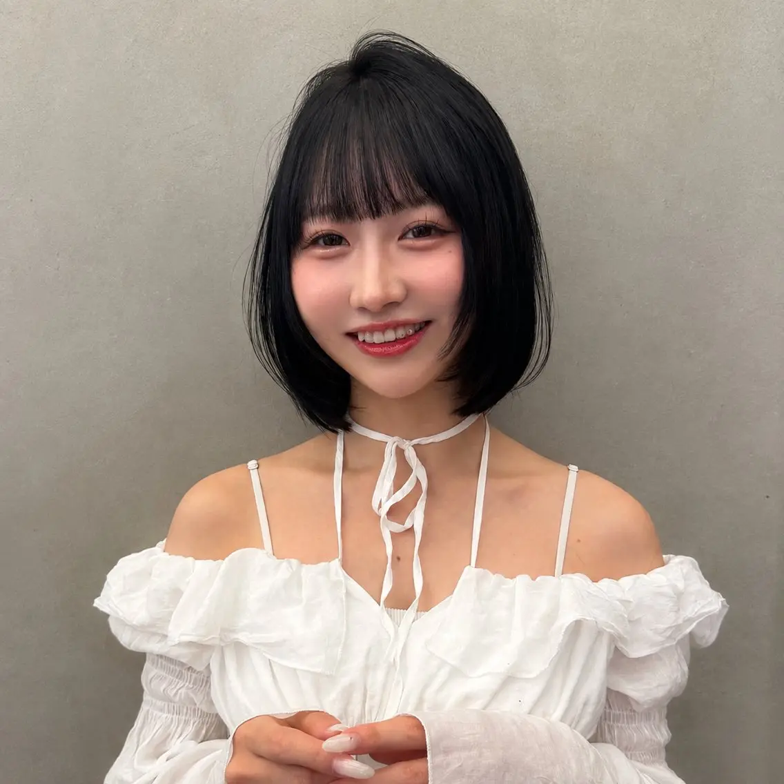 ミディアム カラー ボブレイヤー ボブ レイヤーカット カット ヘアカラー トリートメント 🩷小川大輔🩷 ボブ/インナーカラーのヘアスタイル