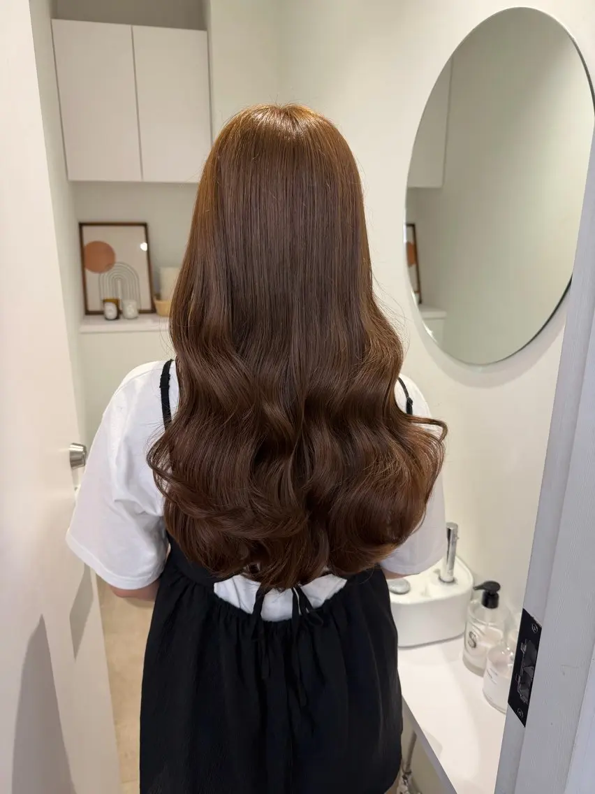 カラー カット ヘアカラー トリートメント ヘアセット/ベージュ カラー HARU🕯のヘアスタイル