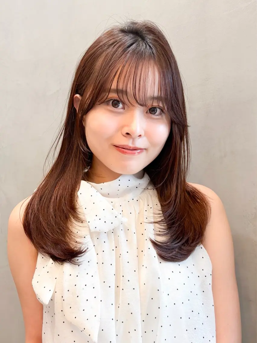🉐【似合わせカット🎀】➕【艶カラー💎】➕【高保湿ナノスチームトリートメント🫧】の写真