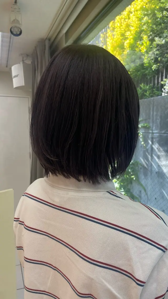 ミディアム 銀座ボブカラーパーマ misakiのヘアスタイル