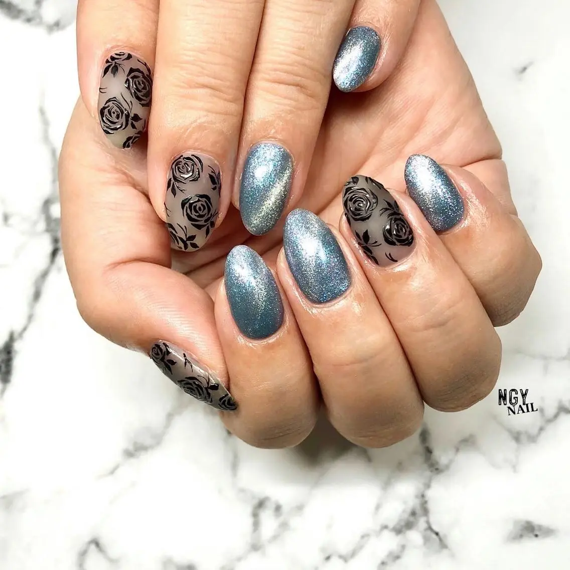 ネイル マグネットネイル ハンドネイル NAIL NOWのネイルデザイン