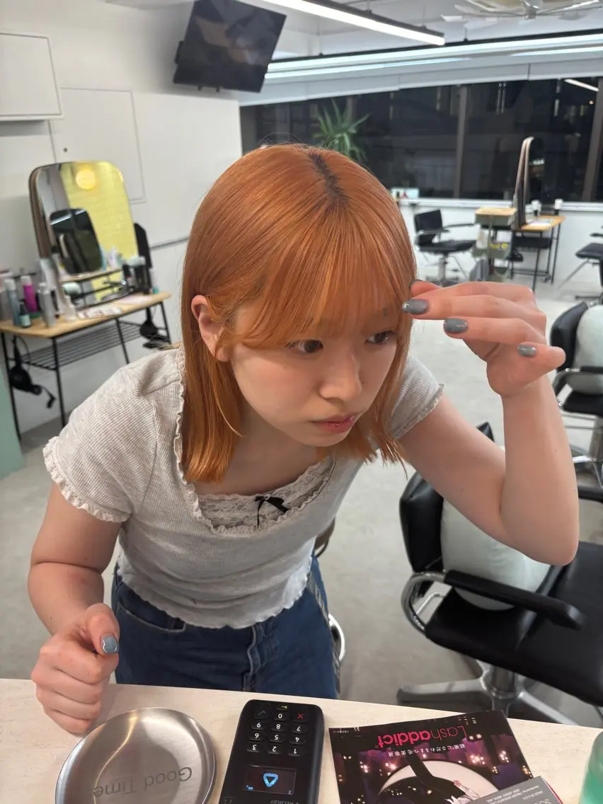 ロング カラー ヘアカラー 🎀【透明感カラー 縮毛矯正】さえ🎀のヘアスタイル
