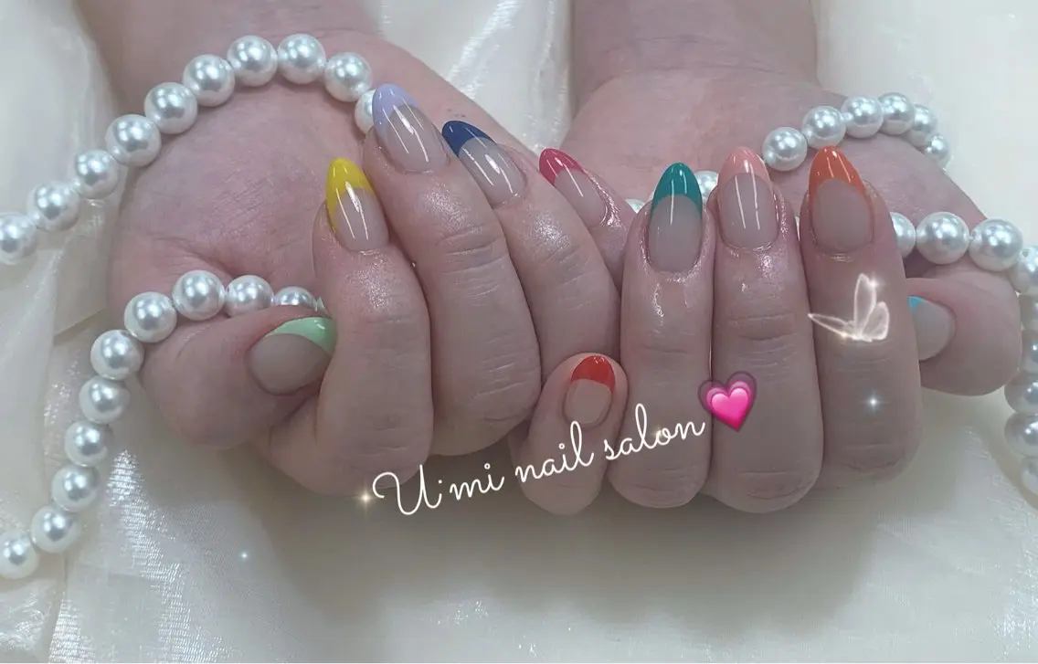 ネイル 持ち込み ハンドネイル u・mi  上野御徒町パラジェルのネイルデザイン