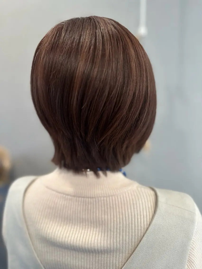 ショート カラー カット ヘアカラー トリートメント K Harukaのヘアスタイル