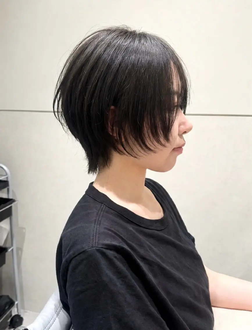 ショート 渋谷  中性ヘア あかりのヘアスタイル