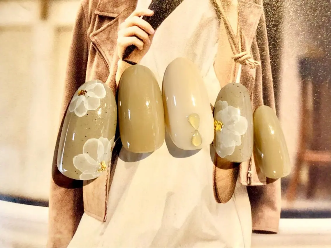 ネイル フラワーネイル TRAM-nail moriizumiのネイルデザイン