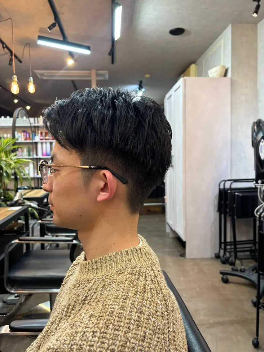 ショート メンズ 似合わせカット 💜髪質改善/ 艶カラー/ミナ🩷のヘアスタイル