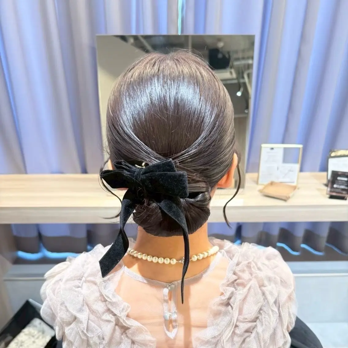 ロング ヘアアレンジ 成人式 ハーフアップ 着物ヘア 結婚式・ブライダル 卒業式のヘアスタイル 褒められヘアメイク /‎ボブ女子🐶みおのヘアスタイル
