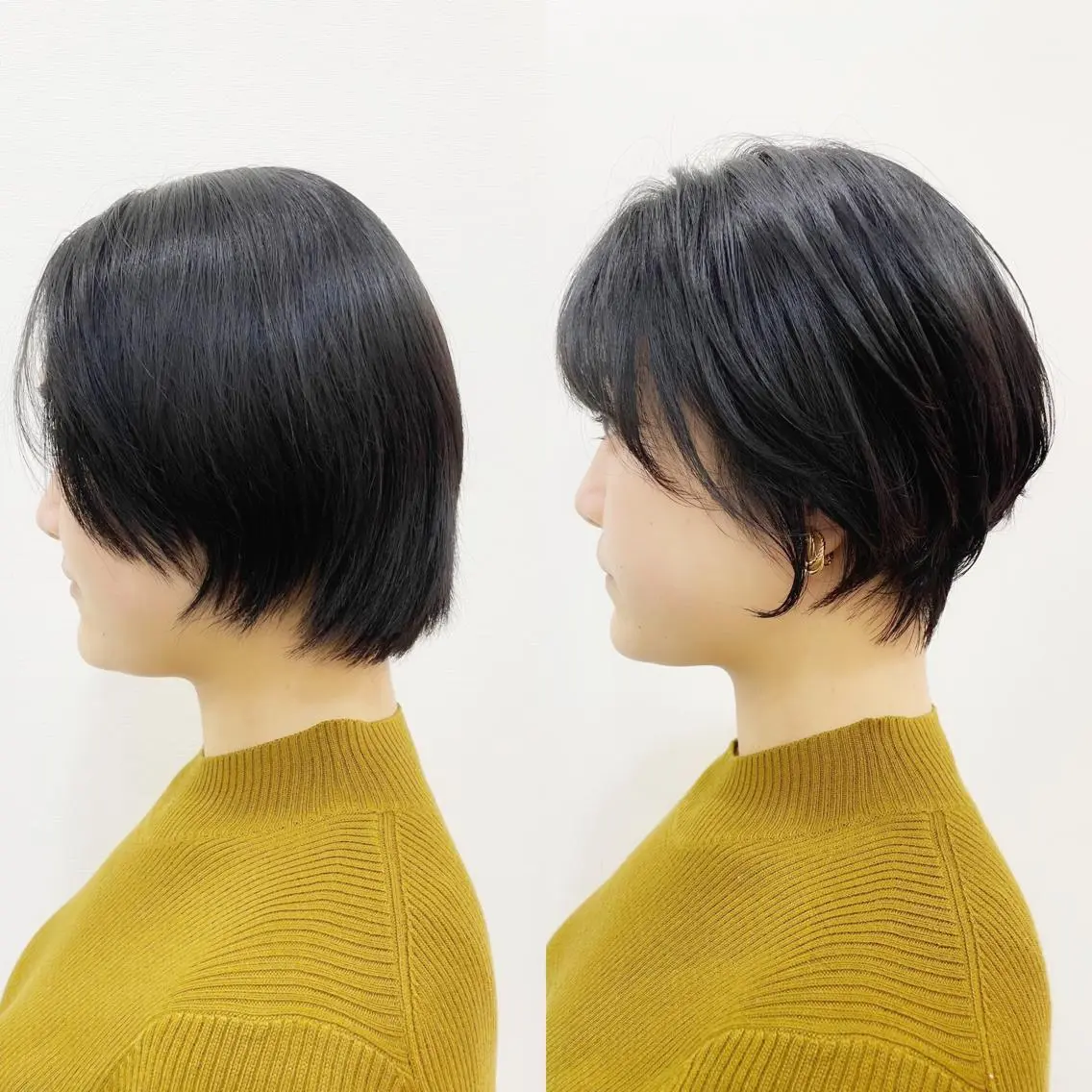 ショート カラー ショートボブ アッシュ ボブ シースルーバング ショートヘア カット ヘアカラー 👑銀座ショート/ 絶壁補正/金子涼👑のヘアスタイル