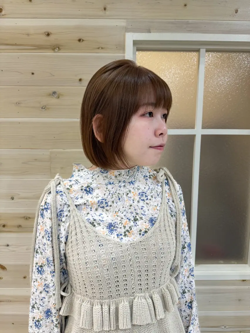 ショート カラー 透明感カラー Seeknext // Rukaのヘアスタイル