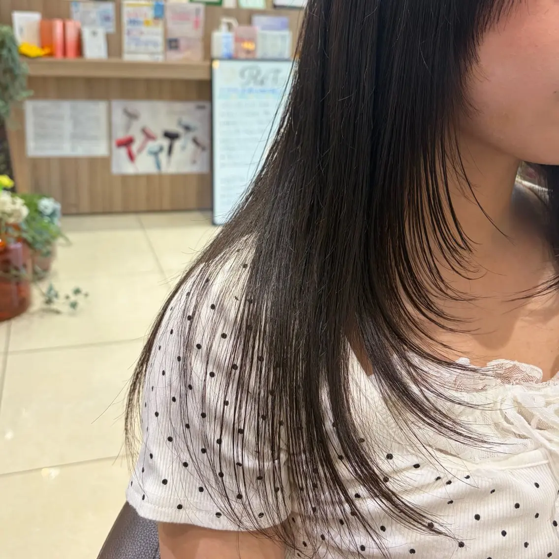 ロング レイヤーカット カット Miyu🦄ash カット/まつげのヘアスタイル