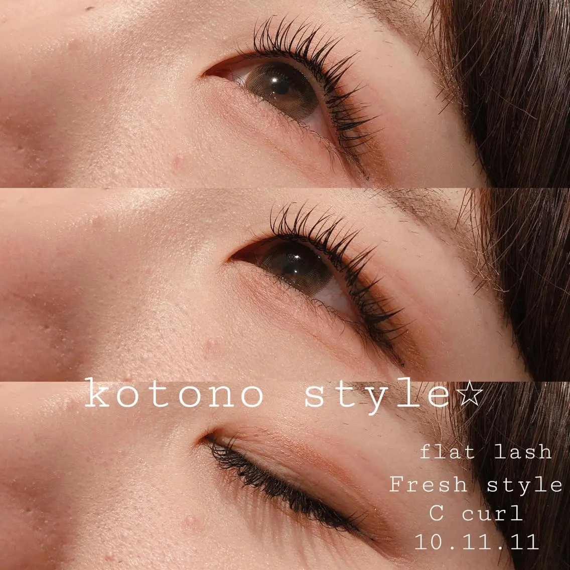 マツエク・マツパ フラットラッシュ マツエク Neo店長🌿 KOTONO🌿のマツエク・マツパデザイン