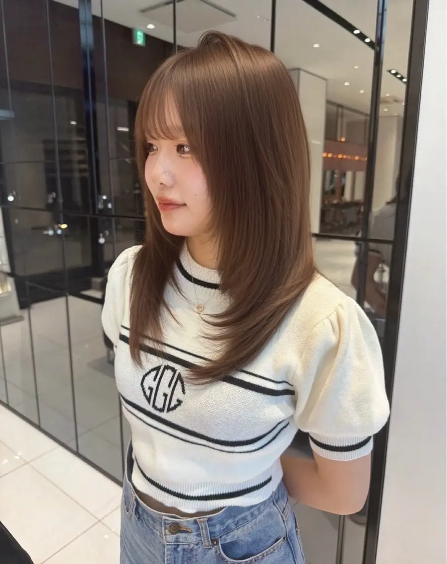 カラー ブラウンカラー 透明感カラー ♡KEEN吉祥寺♡ natsukiのヘアスタイル