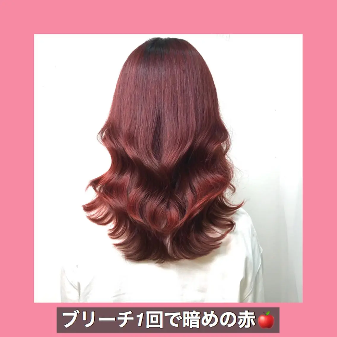 セミロング カラー ブリーチ ハッシュカット タンバルモリ ヨシンモリ ムルギョル巻き K-POP好き美容師 🇰🇷Kai.Yのヘアスタイル