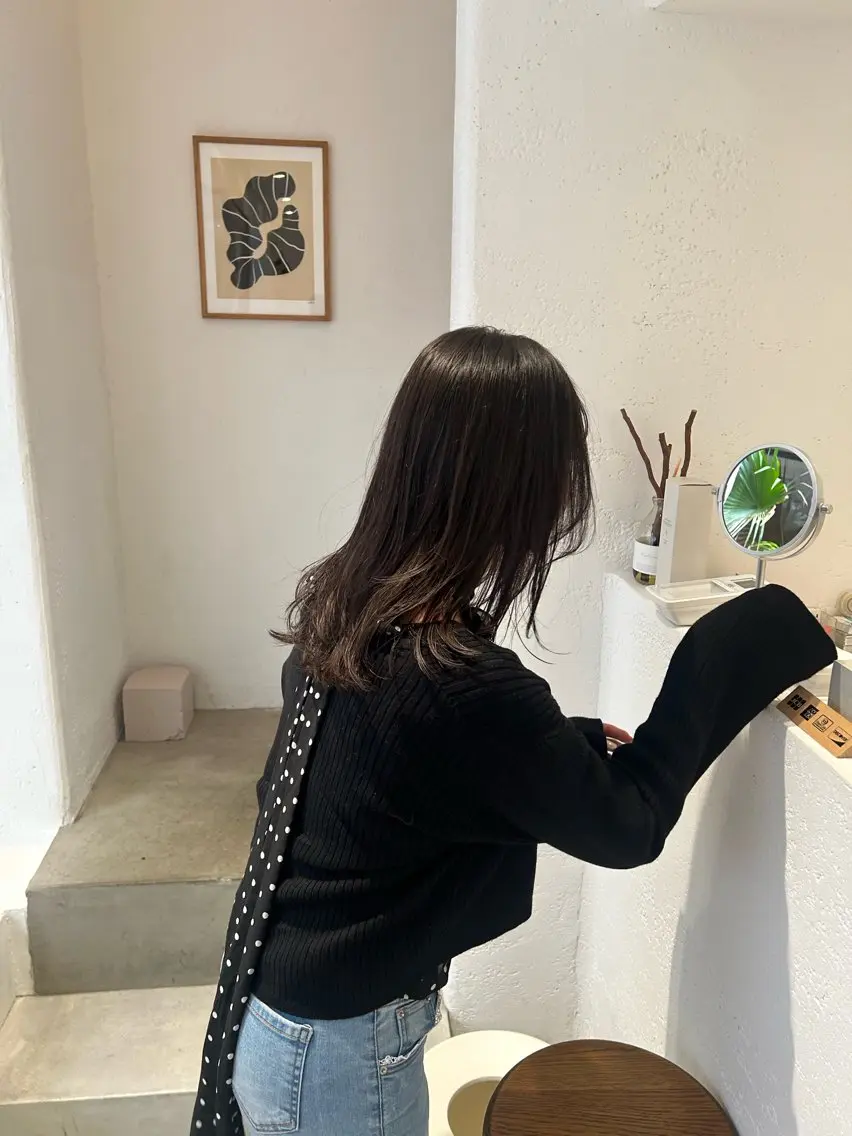 ミディアム iwami rena /Nary河原町のヘアスタイル