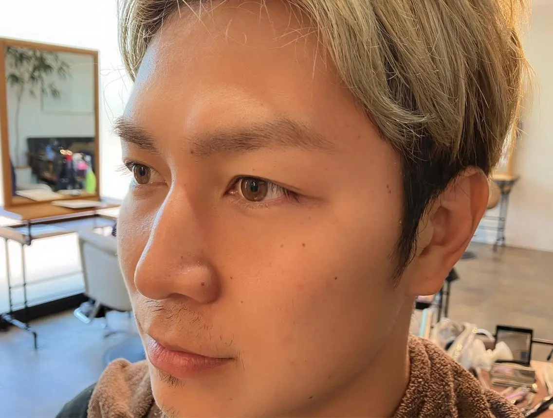 メンズ アイブロウ Hair&Make Nahoのマツエク・マツパデザイン