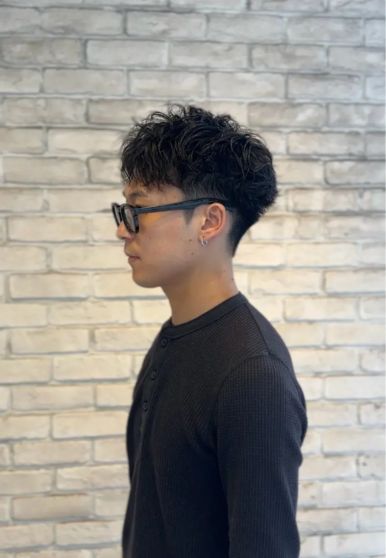 ショート パーマ メンズ カット パーマ 横浜メンズ特化/ カットパーマ/マサトのヘアスタイル