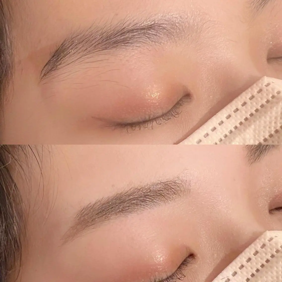 【垢抜け眉】眉ワックス《カット、間引き、メイク込み》の写真