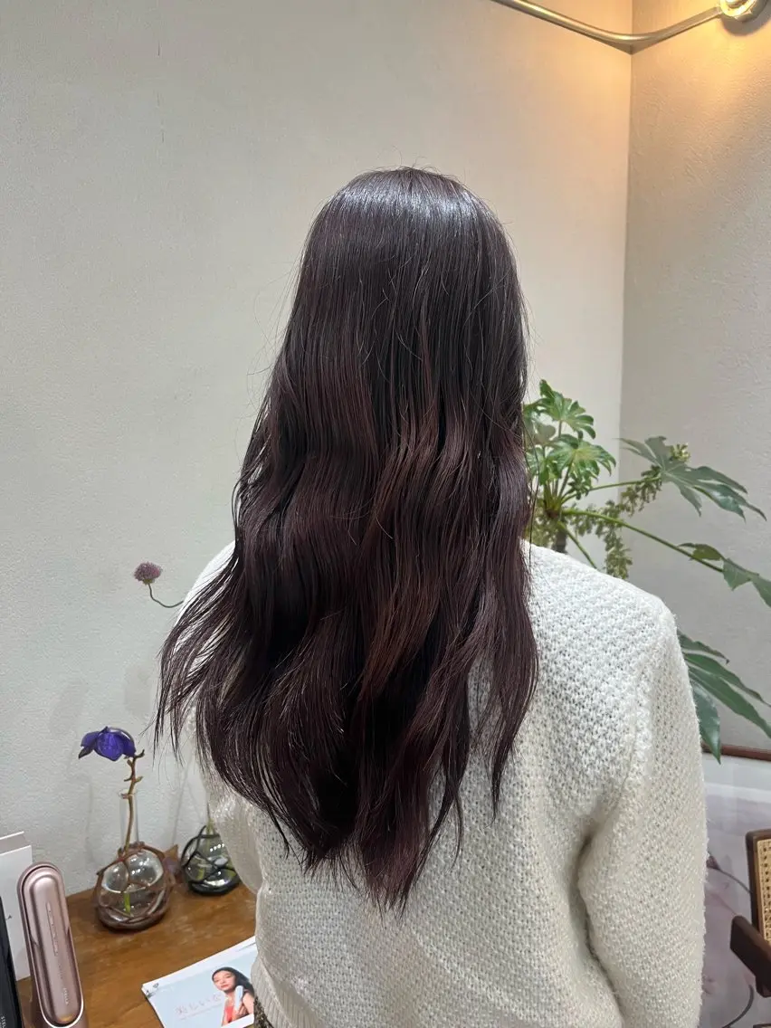 カラー ブラウンカラー ラベンダーカラー ヘアカラー トリートメント 艶カラー/癒しヘッド スパ🫧/chikaのヘアスタイル