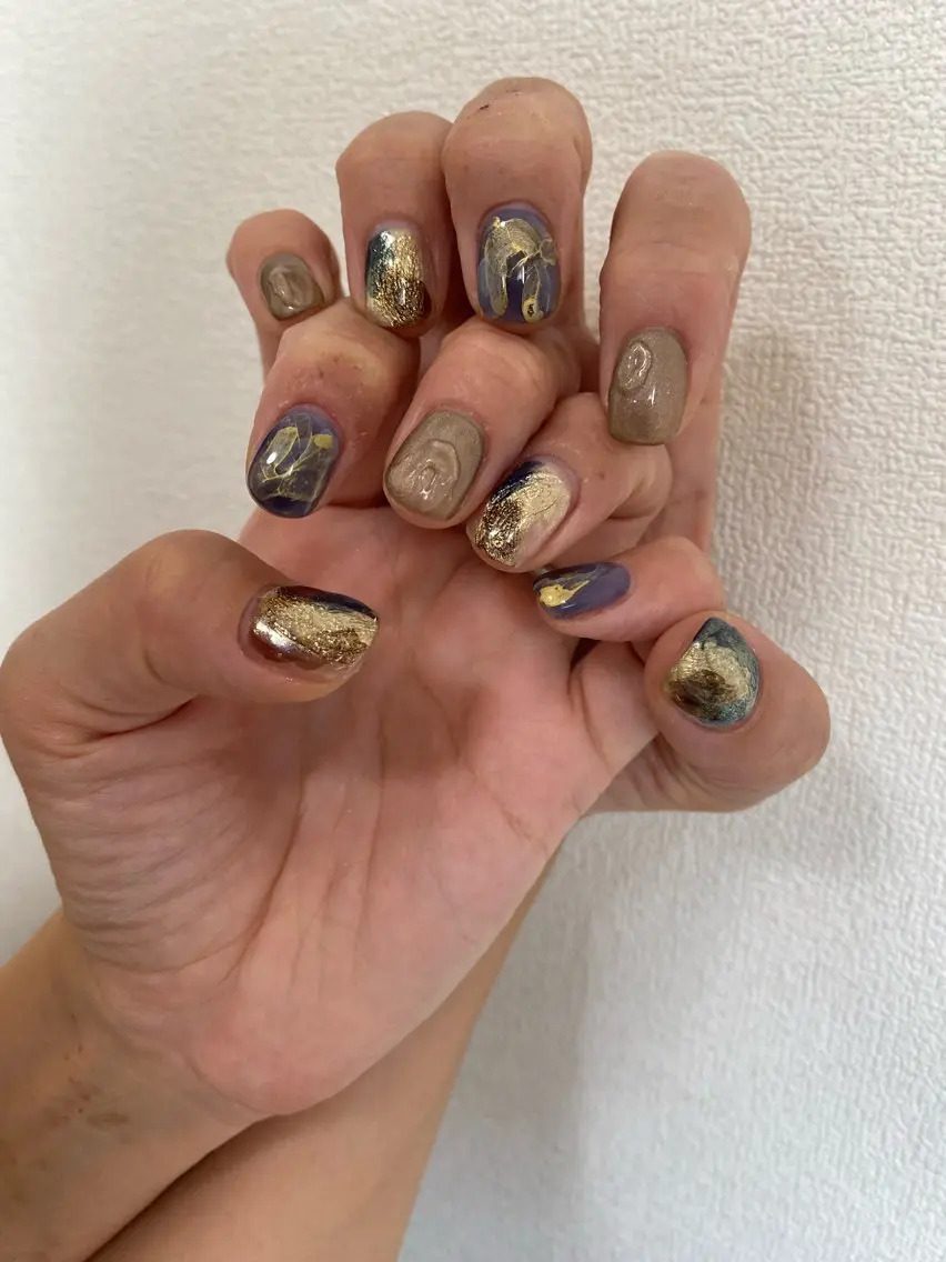 ネイル ニュアンスネイル ハンドネイル 自宅サロン FeelFreeのネイルデザイン