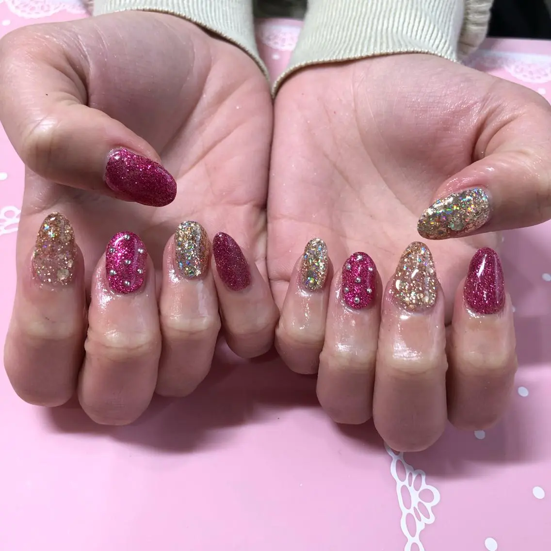 ショート ネイル ハンドネイル 《LB》ラブリエ Nail&eyeのマツエク・マツパデザイン