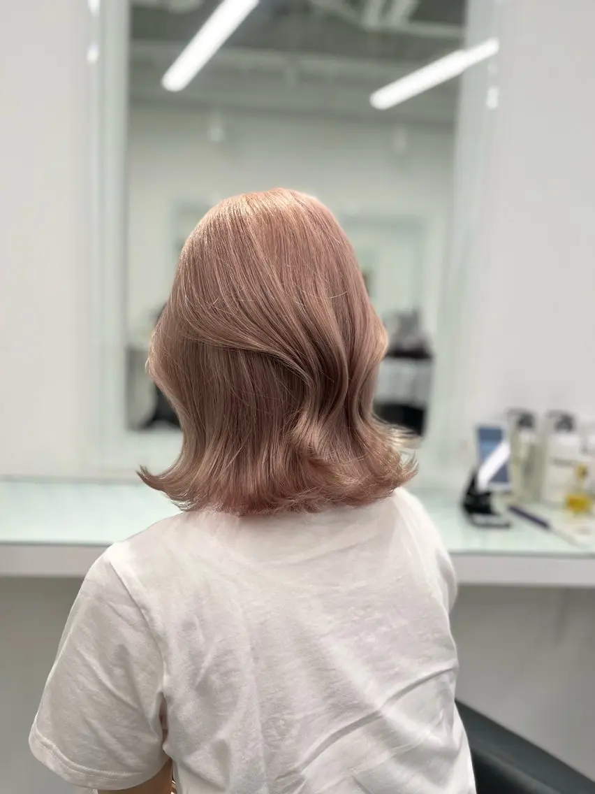 セミロング カラー パーマ ヘアアレンジ メンズ ヘアカラー ♡ 𝐑𝐈𝐎♡のヘアスタイル