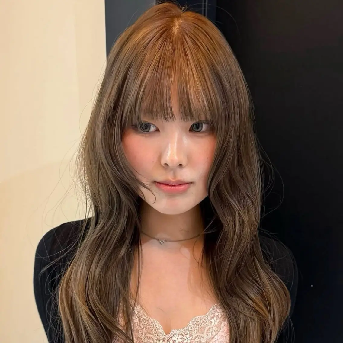 カラー ヘアカラー Kaho 心斎橋カラーモデルのヘアスタイル