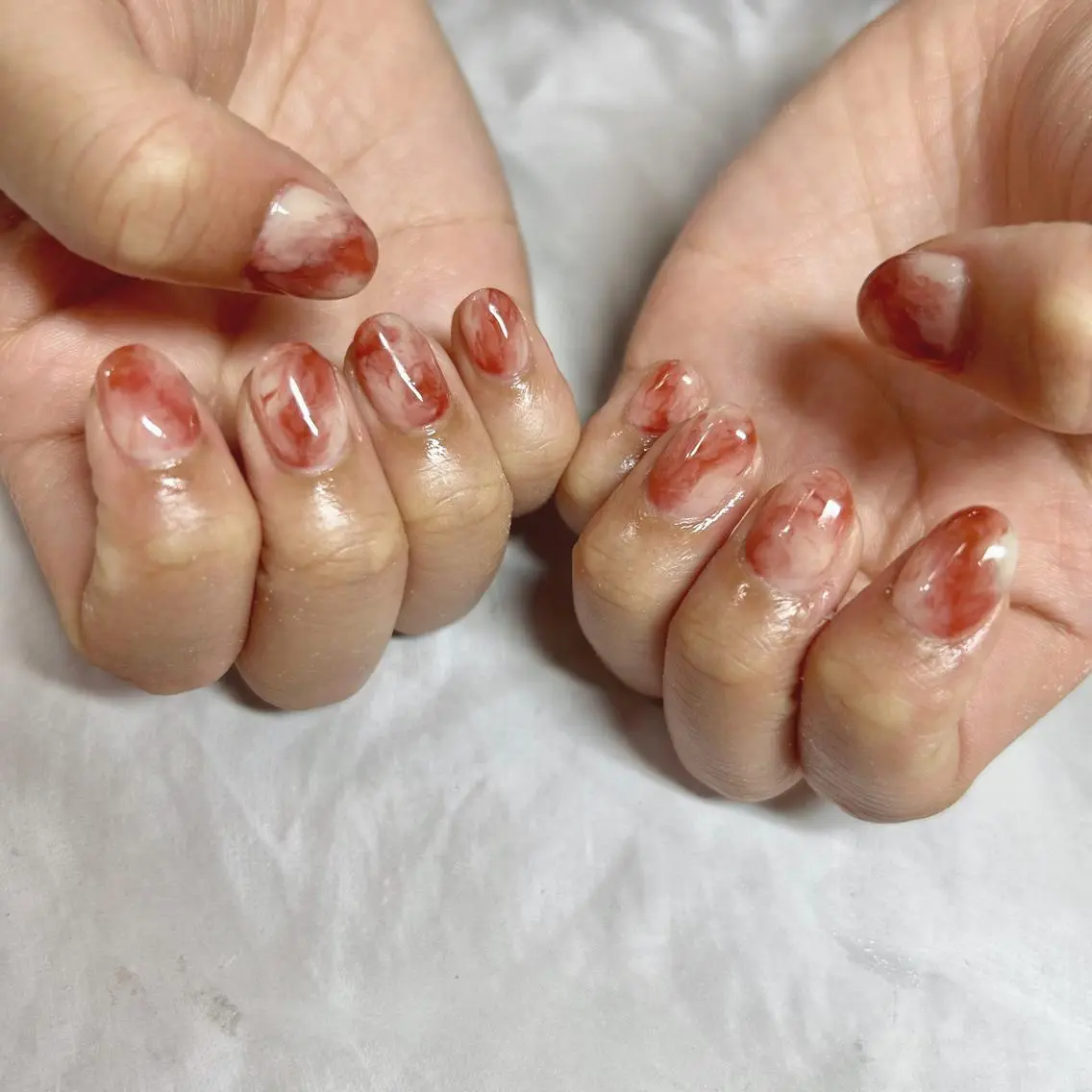 ネイル ワンカラーネイル coconailミユ 🎀のネイルデザイン