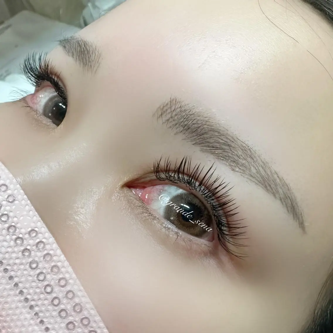 マツエク・マツパ NOA名駅束感まつげ ×眉毛SENA🎀のマツエク・マツパデザイン