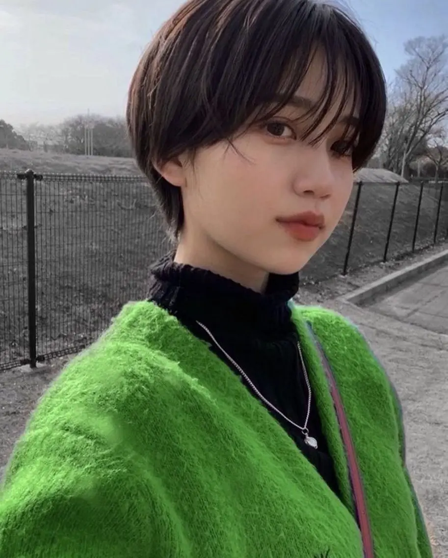 丸みショートカット🩵の写真